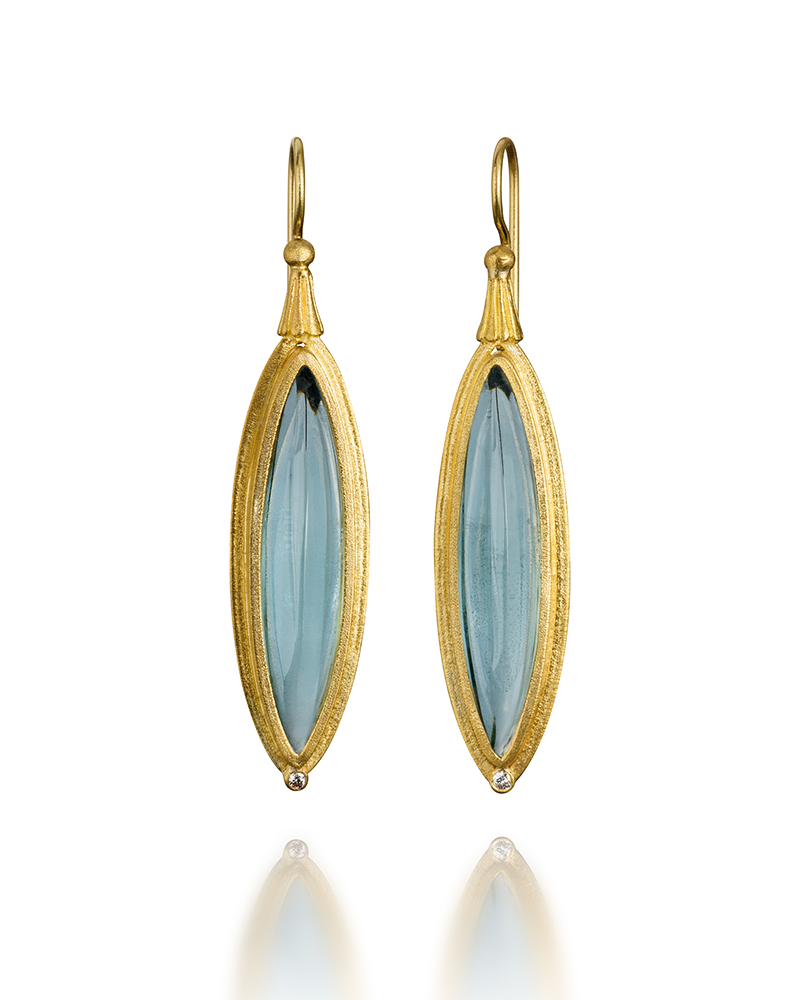 Aquamarine Earrings - Holly Hamilton Jewelry